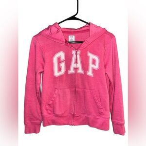 XL Pink Zip Hoodie Sweatshirt